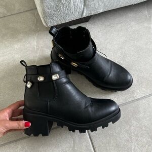 Rhinestones Ankle Boots